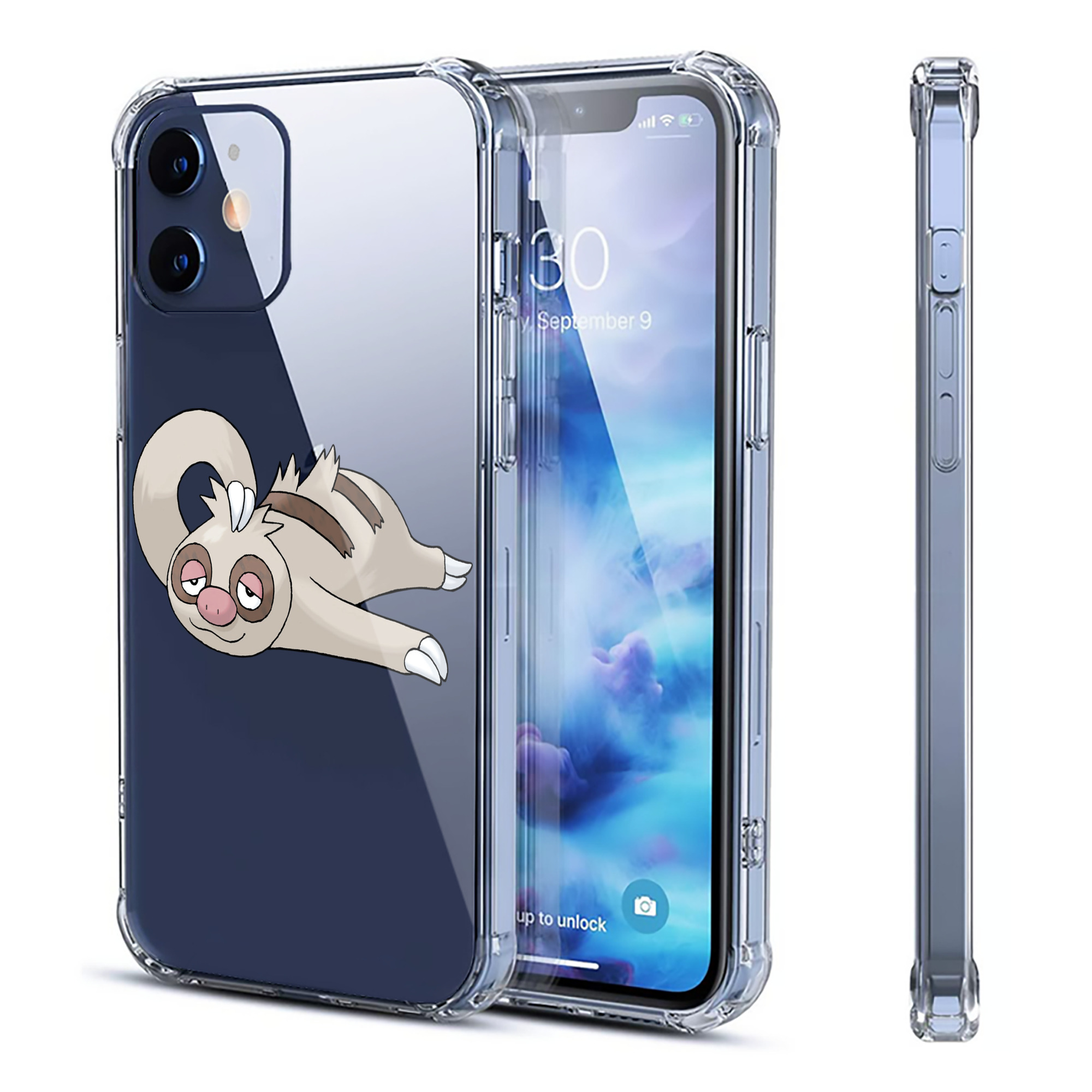 （画像用） ポケットモンスター Pokémon 【iPhone 12シリーズ対応】透明スマホケース（クリアソフトケース）